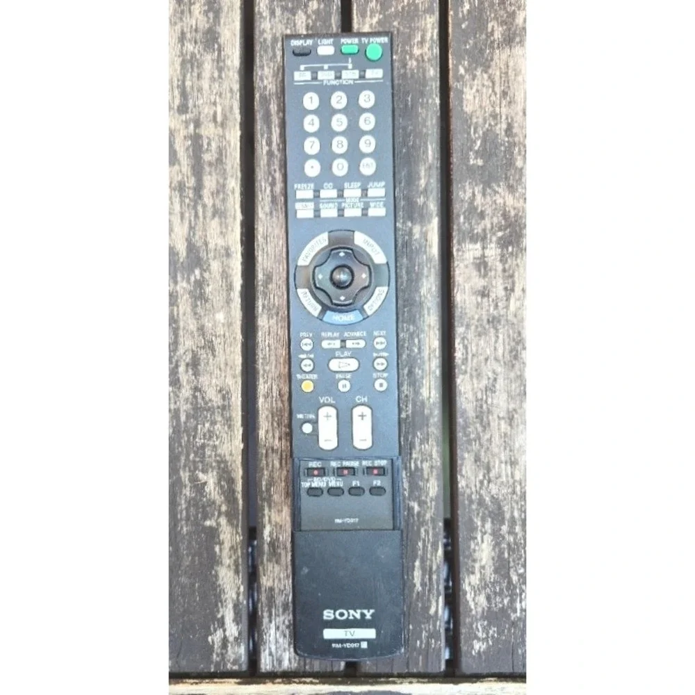 Sony RM-YD017 Bravia HDTV TV Remote Control Sliding Door